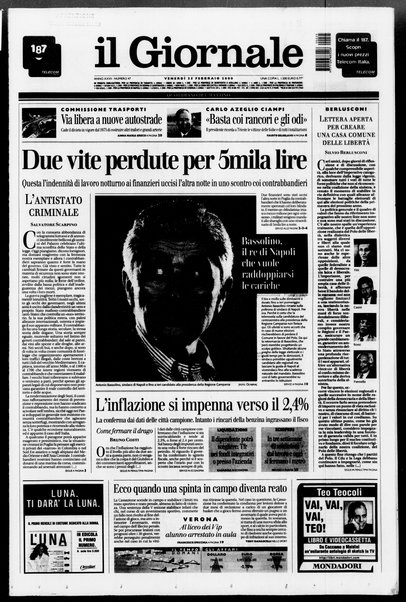 Il giornale : quotidiano del mattino